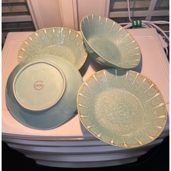 VIETRI CASCATA pasta bowl set of 4 - Picture 1 of 8